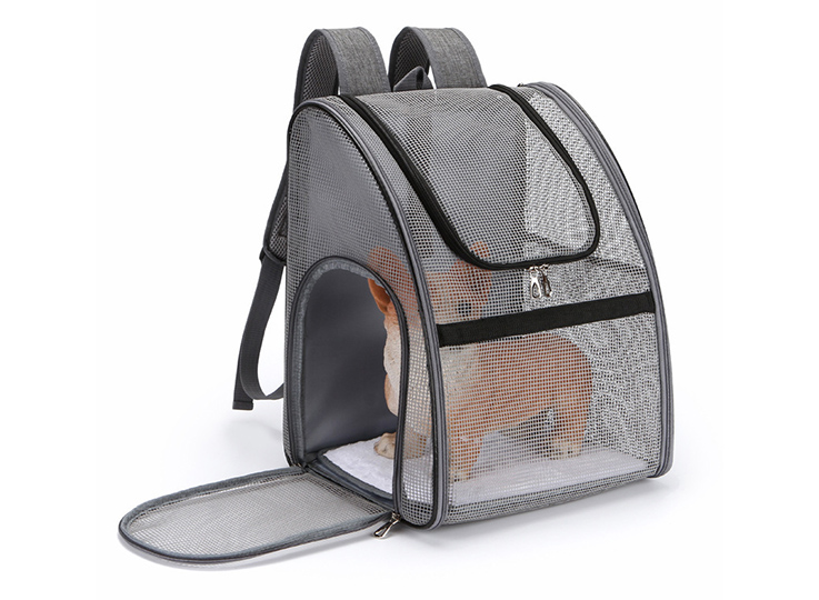 Fashion breathable visible pet backpack