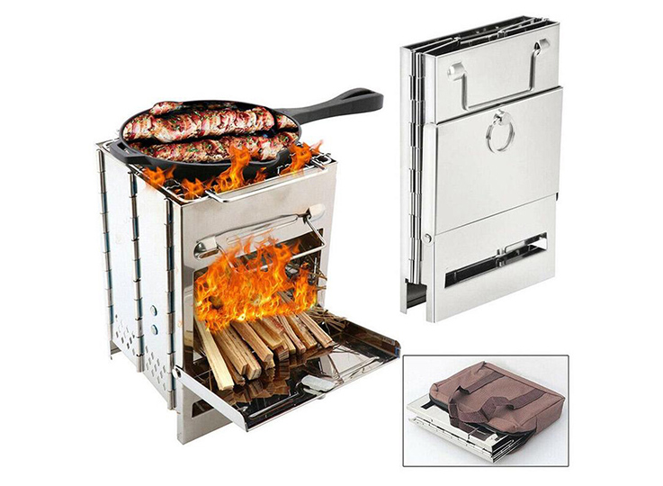 Outdoor barbecue stove