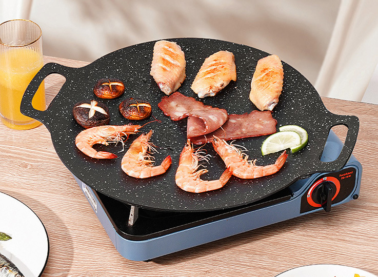 Korean portable barbecue dish